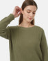 Tentree Women's Broughton Sweater - Deep Lichen Green