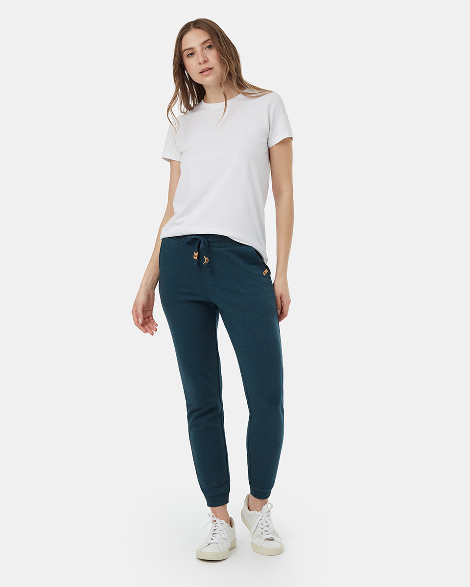 Tentree Women's TreeFleece Bamone Sweatpant - Reflecting Pond