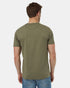 Tentree Men's Peak T-Shirt - Deep Lichen Green Meteorite Black