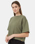 Tentree Women's TreeTerry T-Shirt - Deep Lichen Green