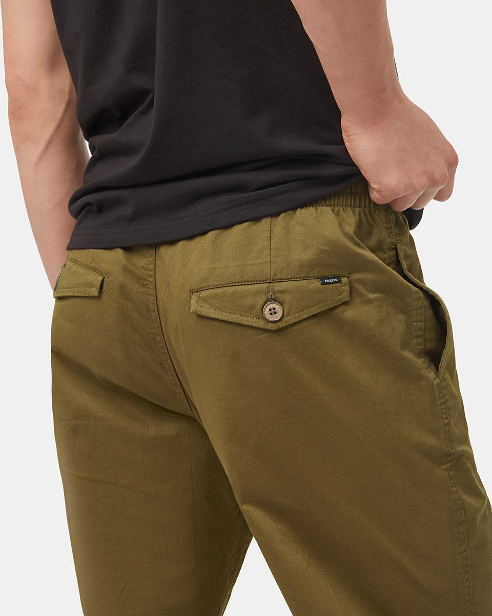 Tentree Men's Stretch Twill Curtis Pant - Uniform Green