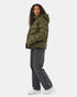 Tentree Ungendered Cloud Shell Mid-Length Puffer - Olive Night Green