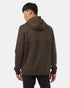 Tentree Men's Quilted Block Hoodie - Black Olive Green
