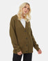 Tentree Women's Oversized Button Cardigan - Uniform Green