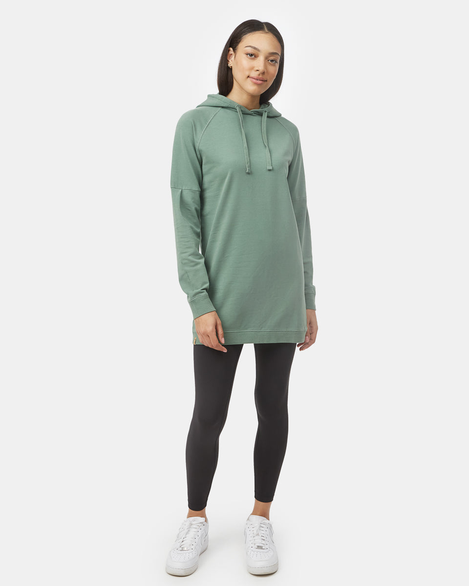 Tentree Women's Oversized French Terry Hoodie Dress - Wavelite