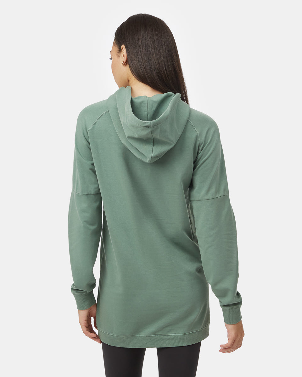 Tentree Women's Oversized French Terry Hoodie Dress - Wavelite