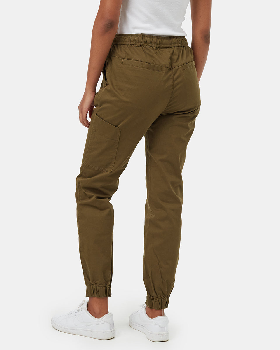 Tentree Women's Pacific Jogger - Uniform Green