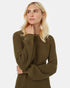 Tentree Women's Highline Crew Neck Dress - Uniform Green