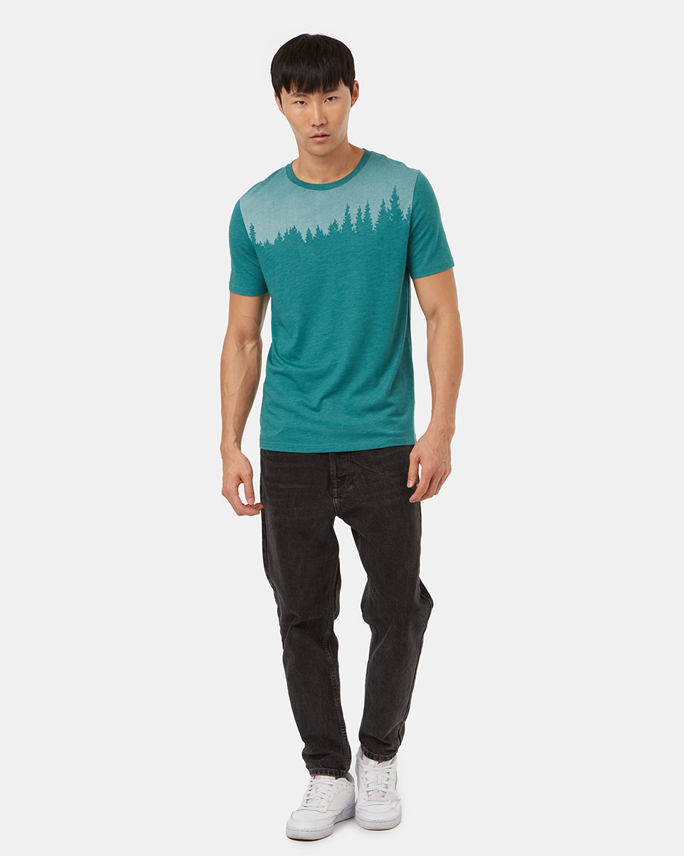 Tentree Men's Juniper T-Shirt - North Sea Heather White