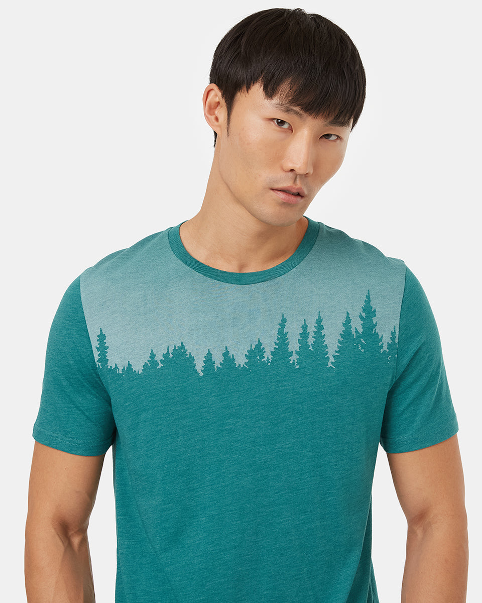 Tentree Men's Juniper T-Shirt - North Sea Heather White