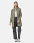 Tentree Women's Nimbus Long Rain Jacket - Deep Lichen Green