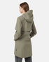 Tentree Women's Nimbus Long Rain Jacket - Deep Lichen Green
