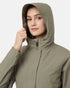 Tentree Women's Nimbus Long Rain Jacket - Deep Lichen Green