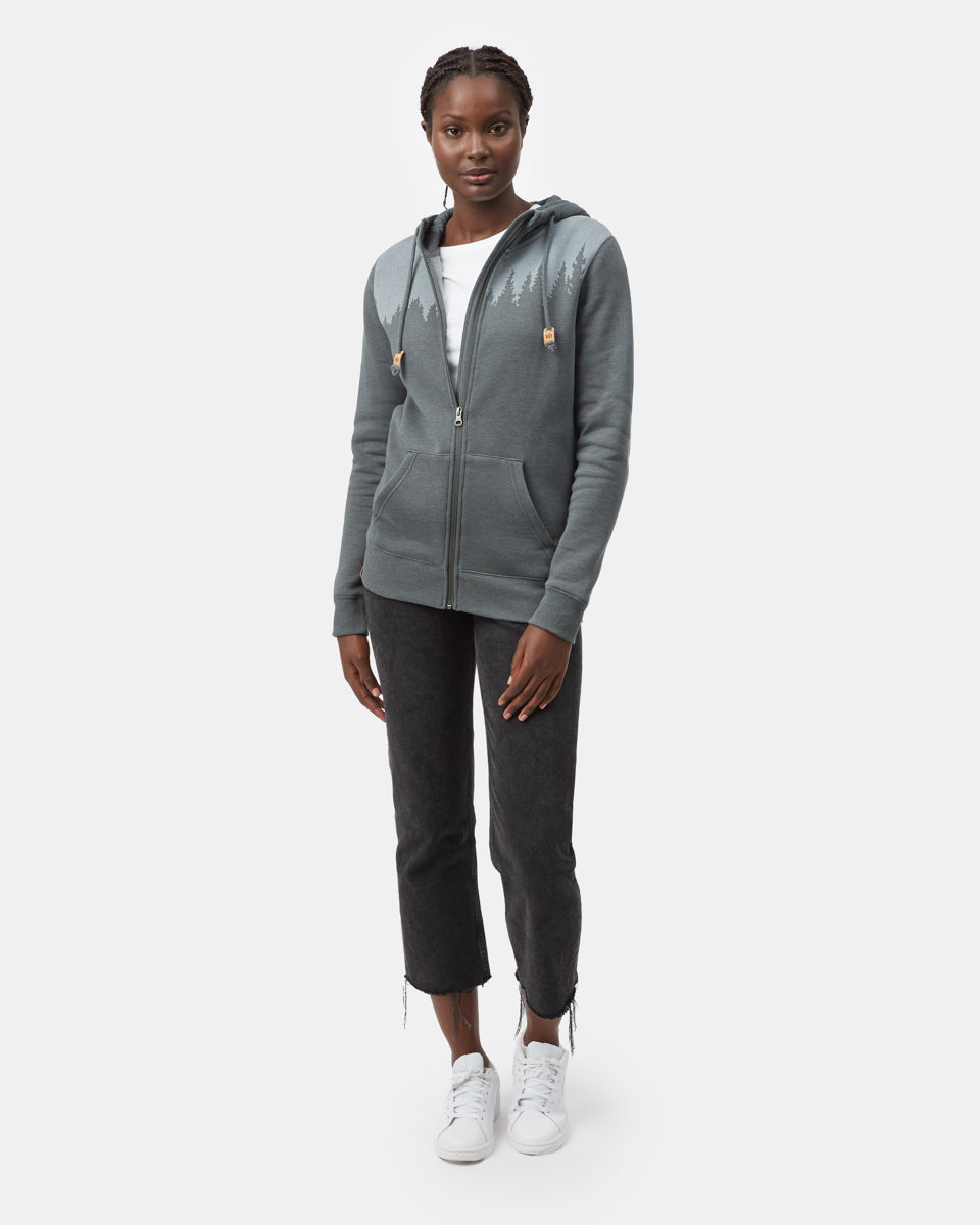 Tentree Women's Juniper Zip Hoodie - Urban Green Heather