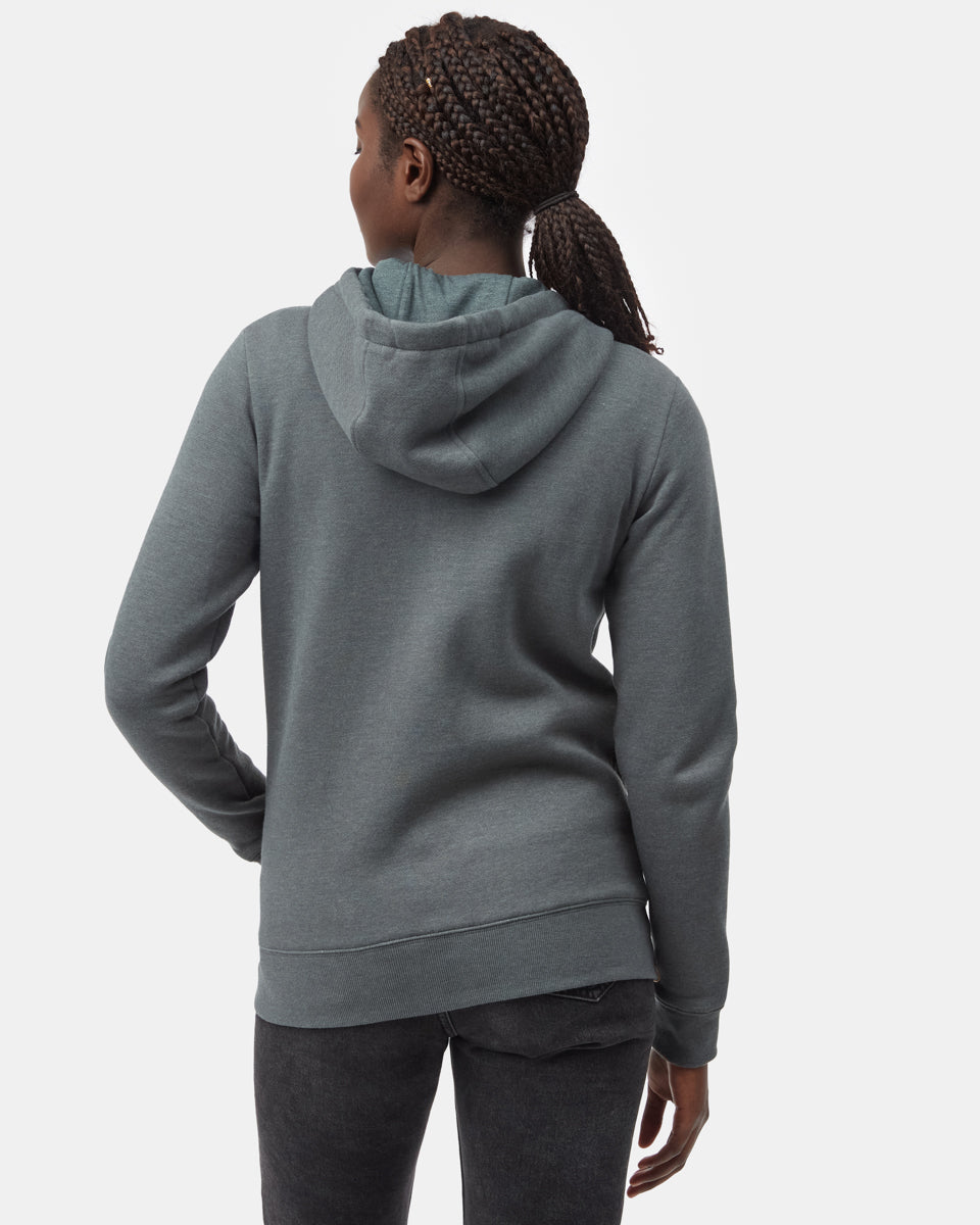 Tentree Women's Juniper Zip Hoodie - Urban Green Heather