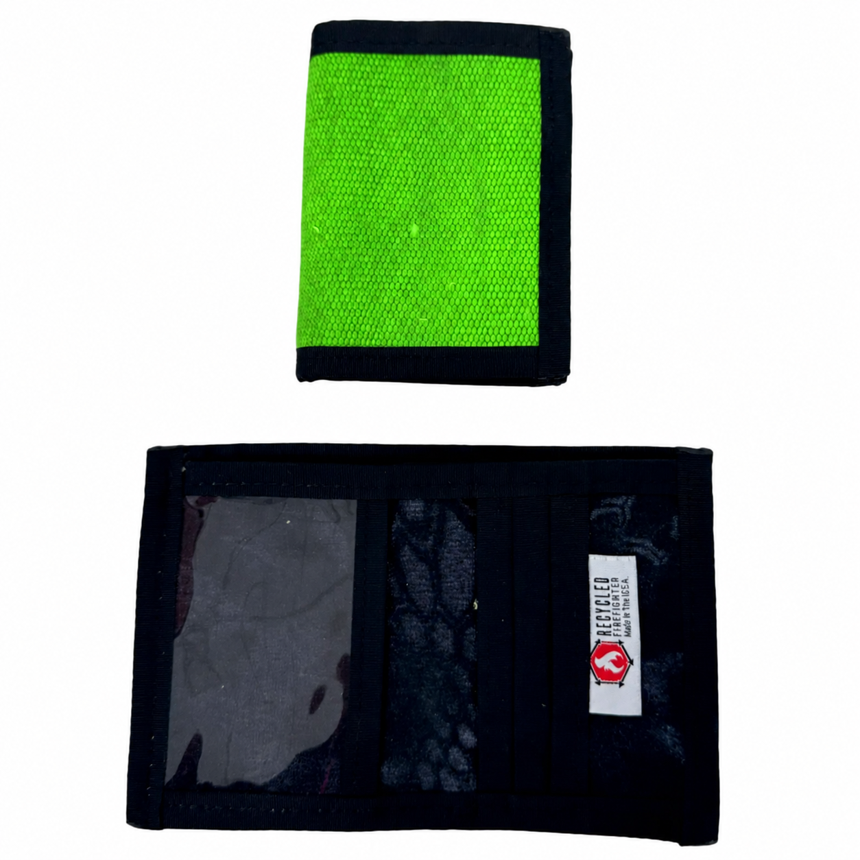 Recycled Firefighter Captain Wallet - Firehose Edition — product view 9