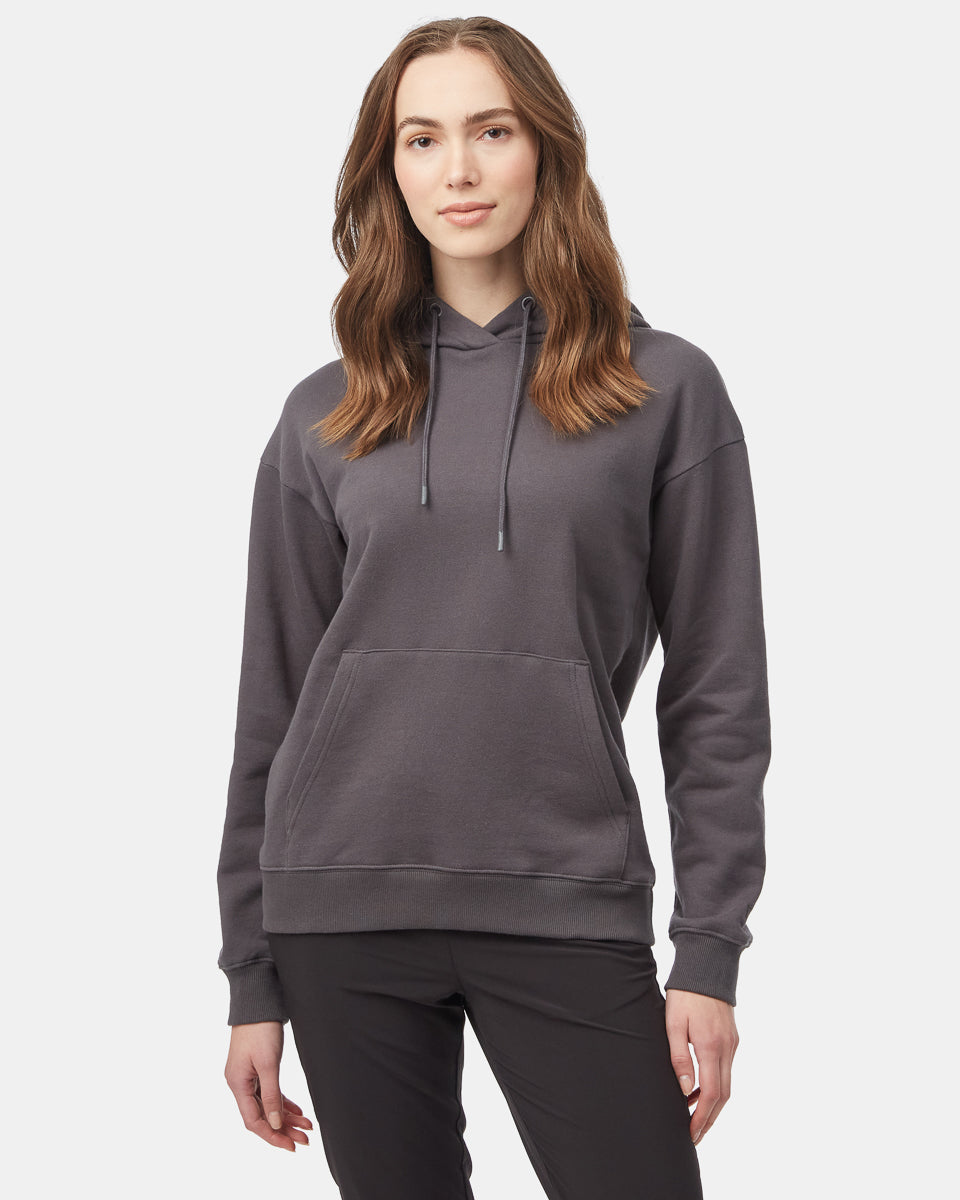 Tentree Women's Recycled Cotton Hoodie - Graphite