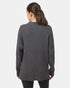 Tentree Women's Highline Rib Tunic Sweater - Dark Grey Heather