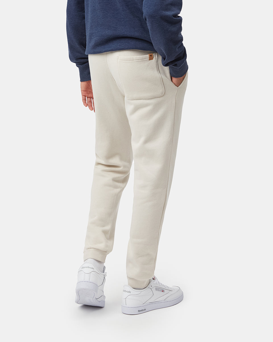 Tentree Atlas Sweatpant - Silver Cloud Grey Heather