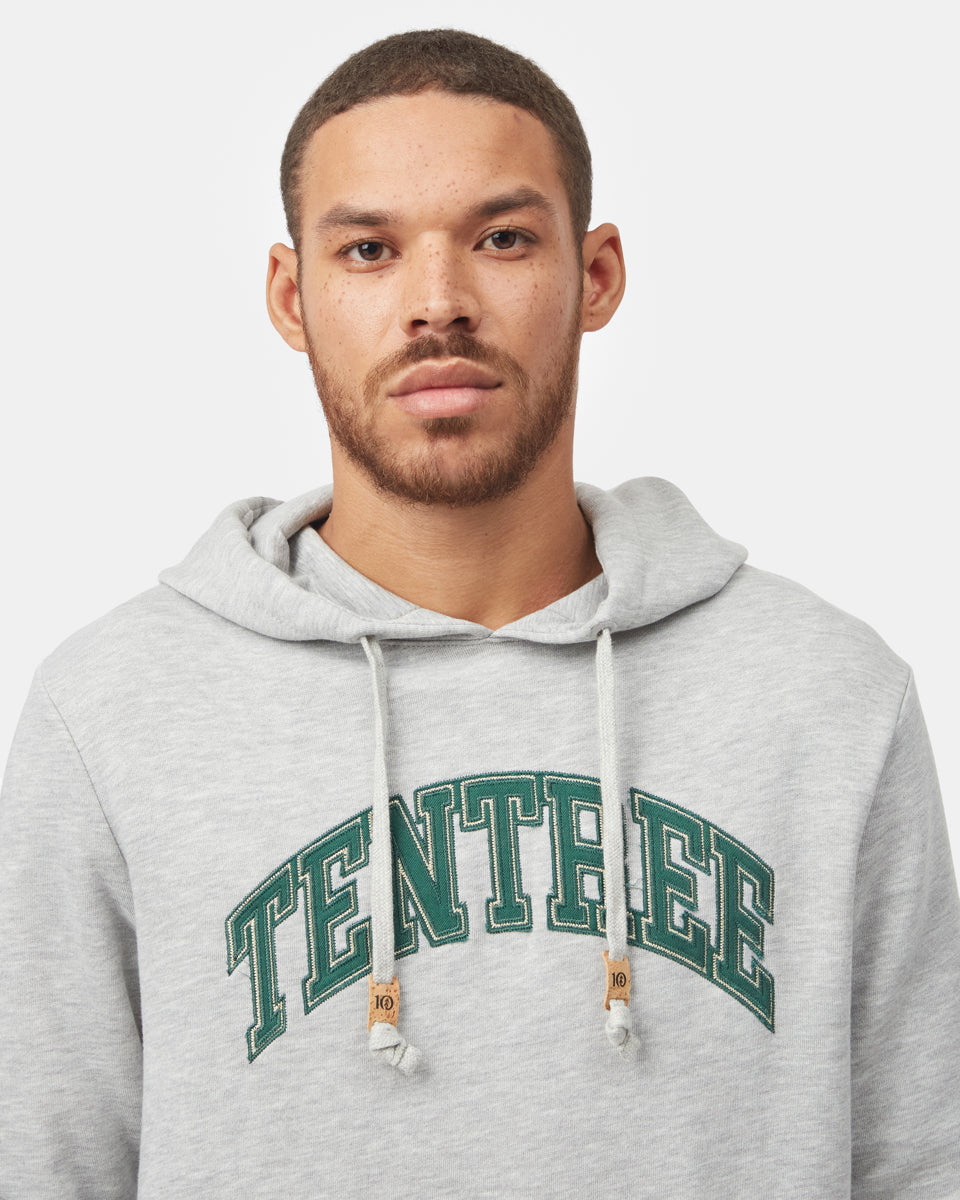 Tentree Arch Hoodie - Hi Rise Grey Heather