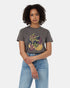 Tentree Women's Painterly Kelp T-Shirt - Granite Grey Plum Wine