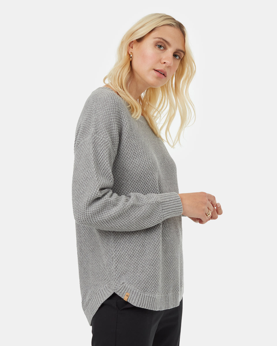 Tentree Broughton Sweater - Grey Heather