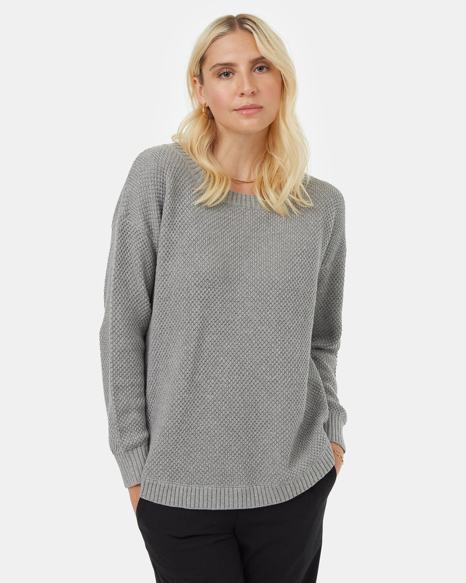 Tentree Broughton Sweater - Grey Heather
