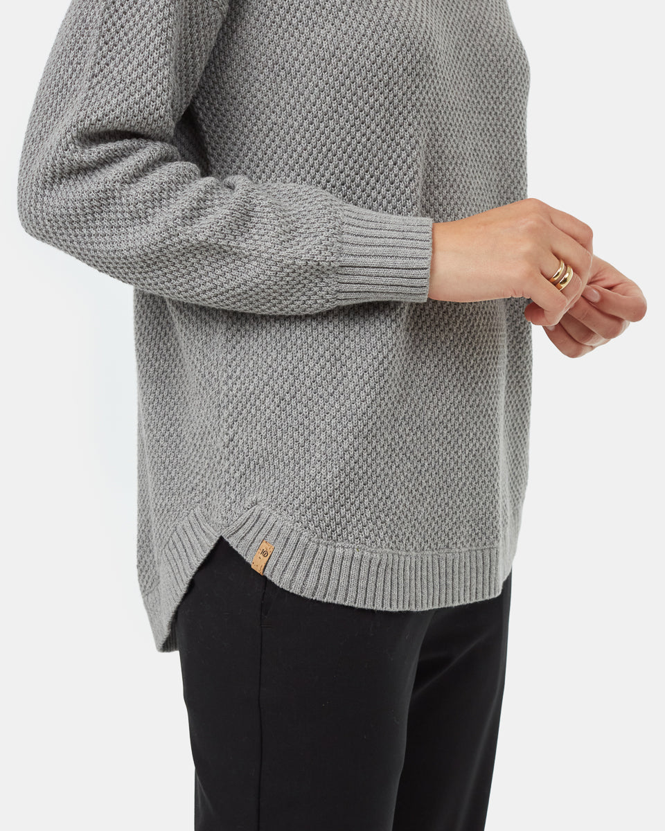Tentree Broughton Sweater - Grey Heather