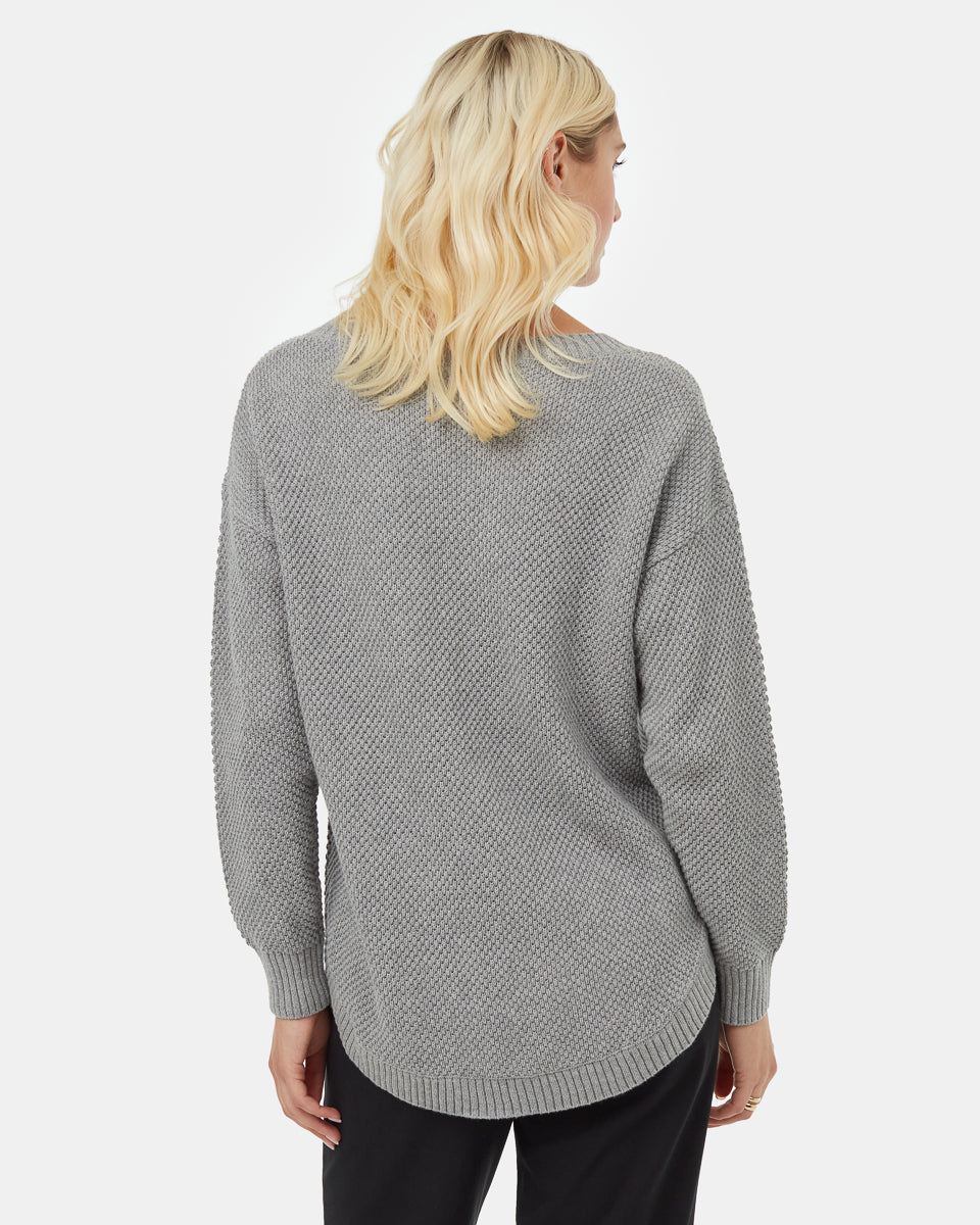 Tentree Broughton Sweater - Grey Heather
