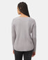 Tentree Women's Highline V-Neck Sweater - Zinc