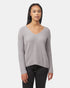 Tentree Women's Highline V-Neck Sweater - Zinc
