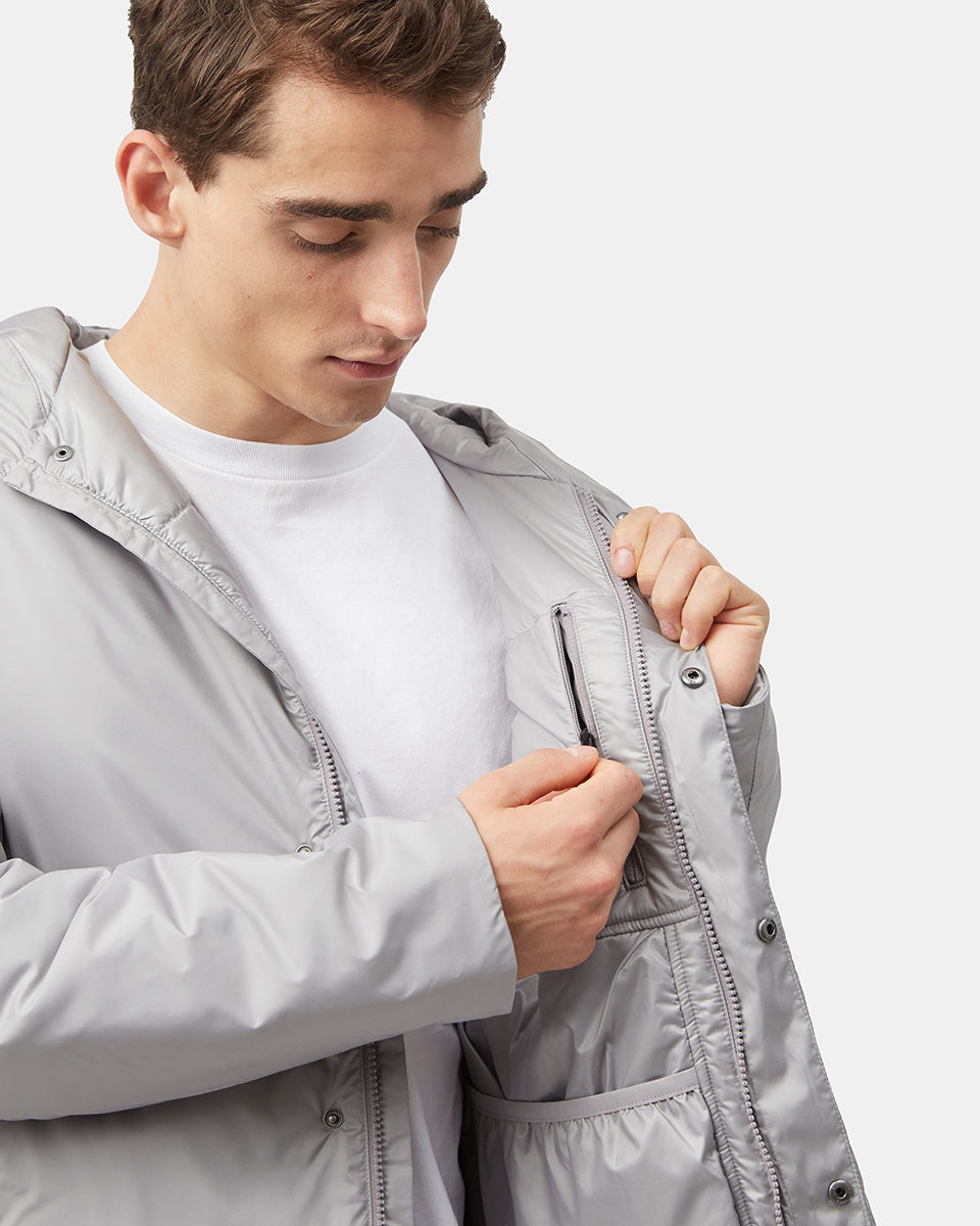 Tentree Men's InMotion Padded Jacket - Zinc