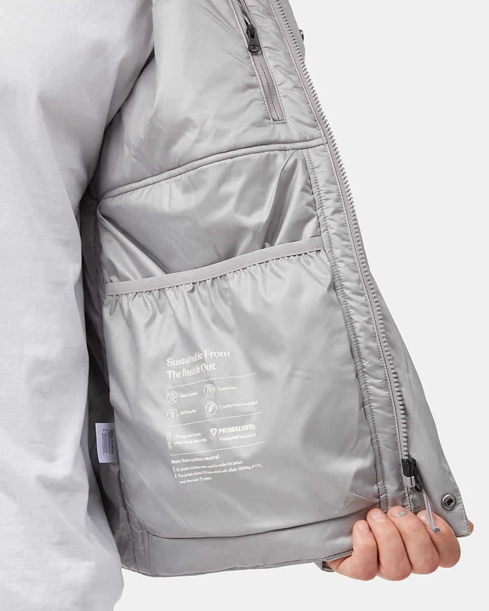 Tentree Men's InMotion Padded Jacket - Zinc