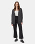 Tentree Women's Oversized Button Cardigan - Dark Grey Heather