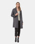 Tentree Women's Wool Longline Coat - Slate Grey