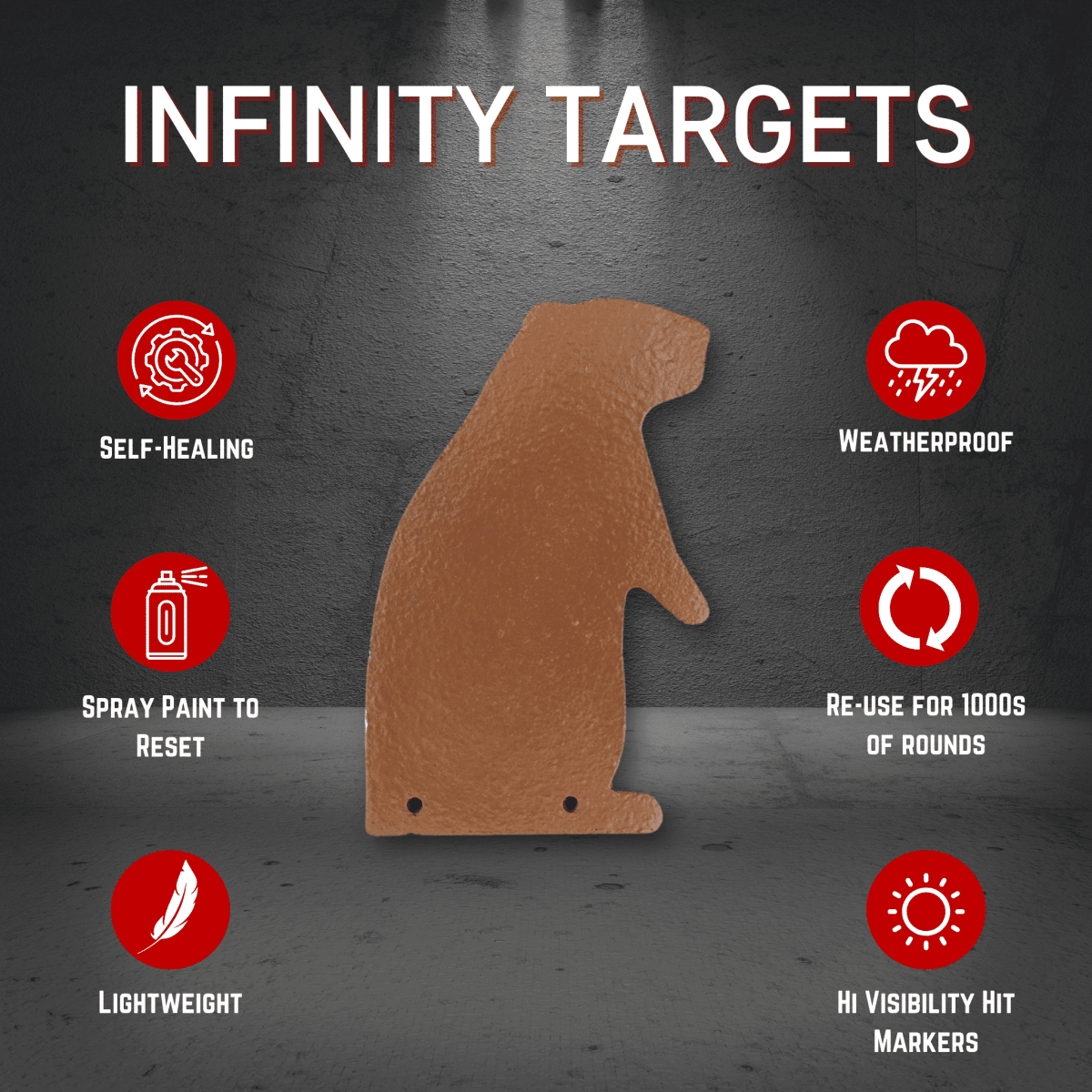 Groundhog Plinker Infinity Target
