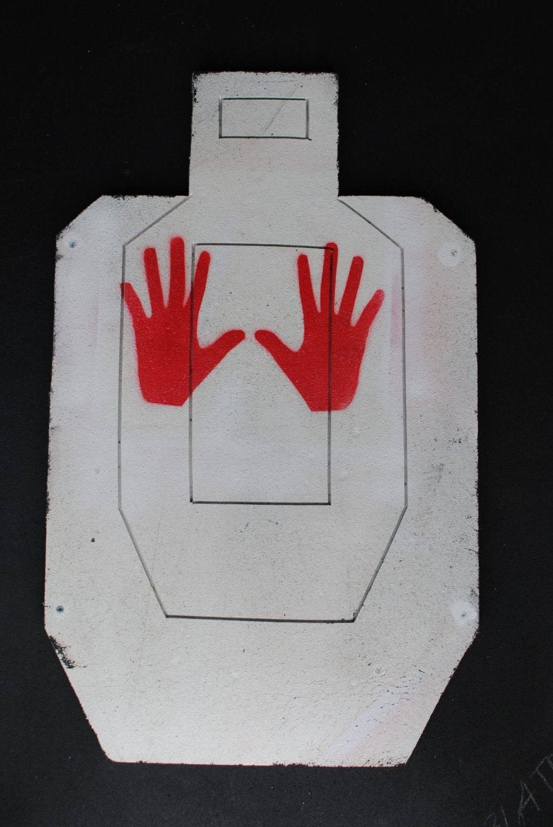 Infinity Targets Hands Stencil