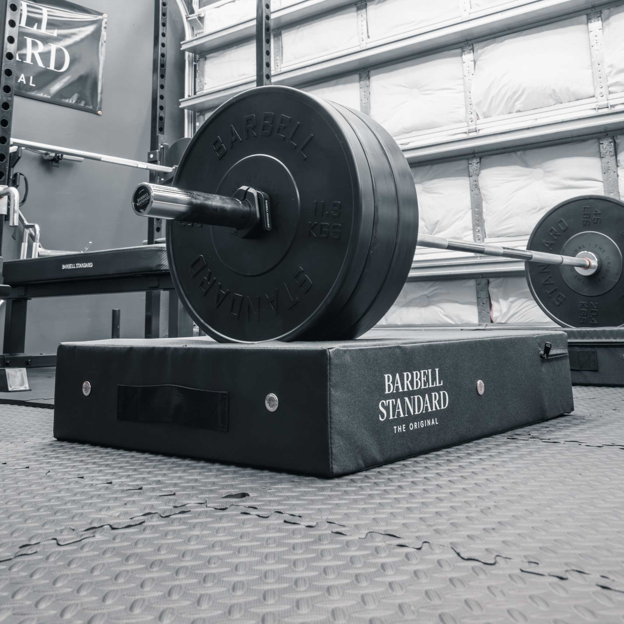Barbell Standard Weightlifting Drop Pad Set - view 4