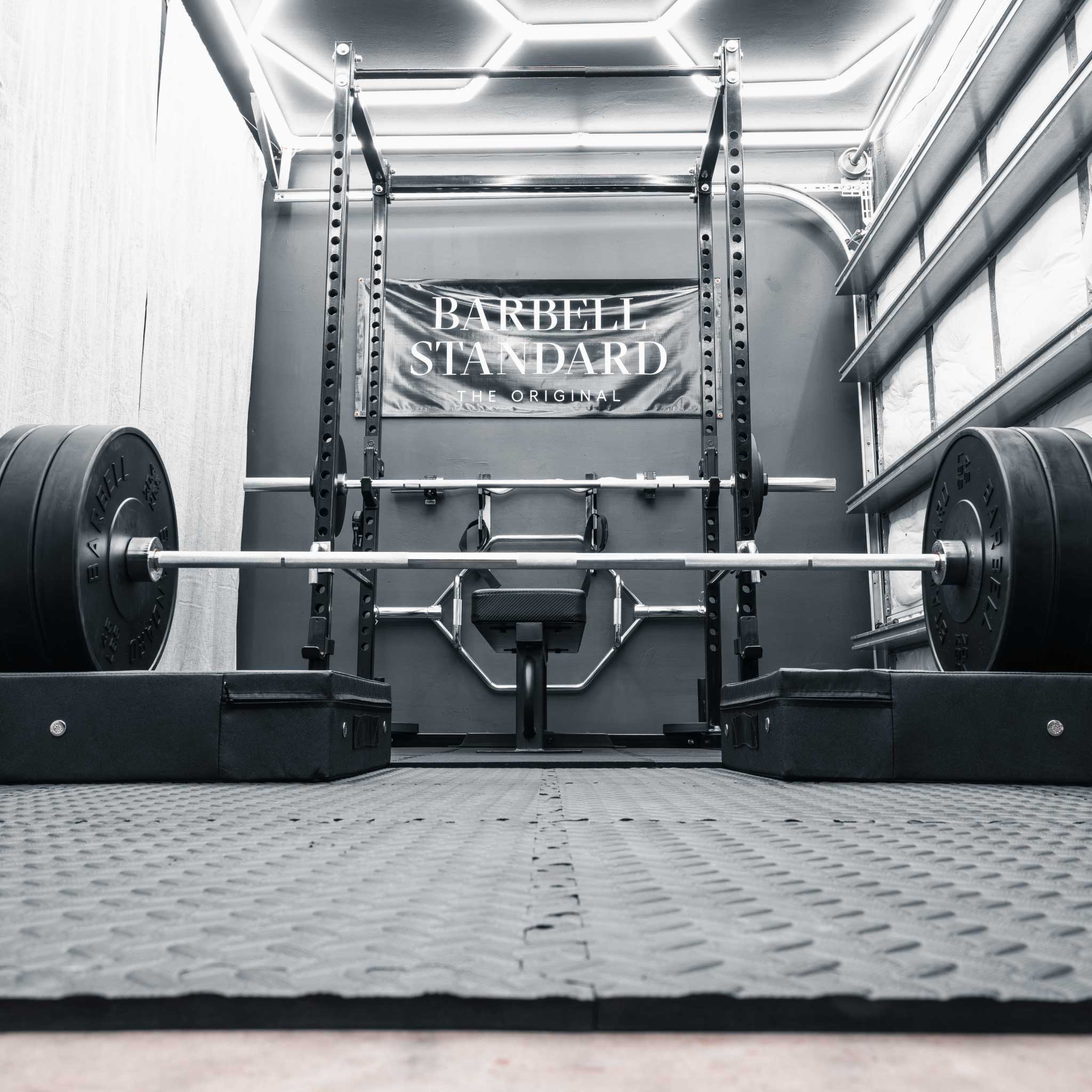 Barbell Standard Weightlifting Drop Pad Set - view 7