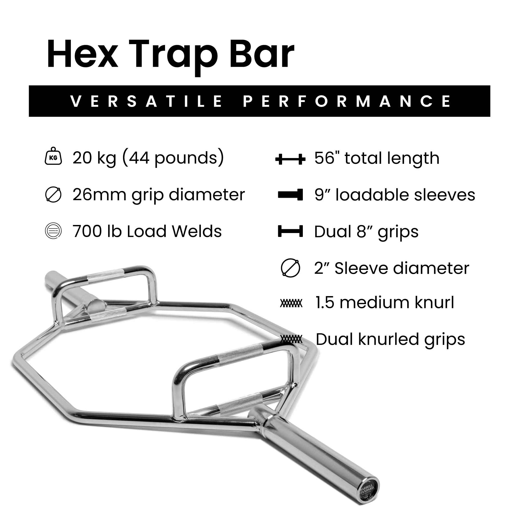 Barbell Standard Specialty Bar & Weight Sets - view 4