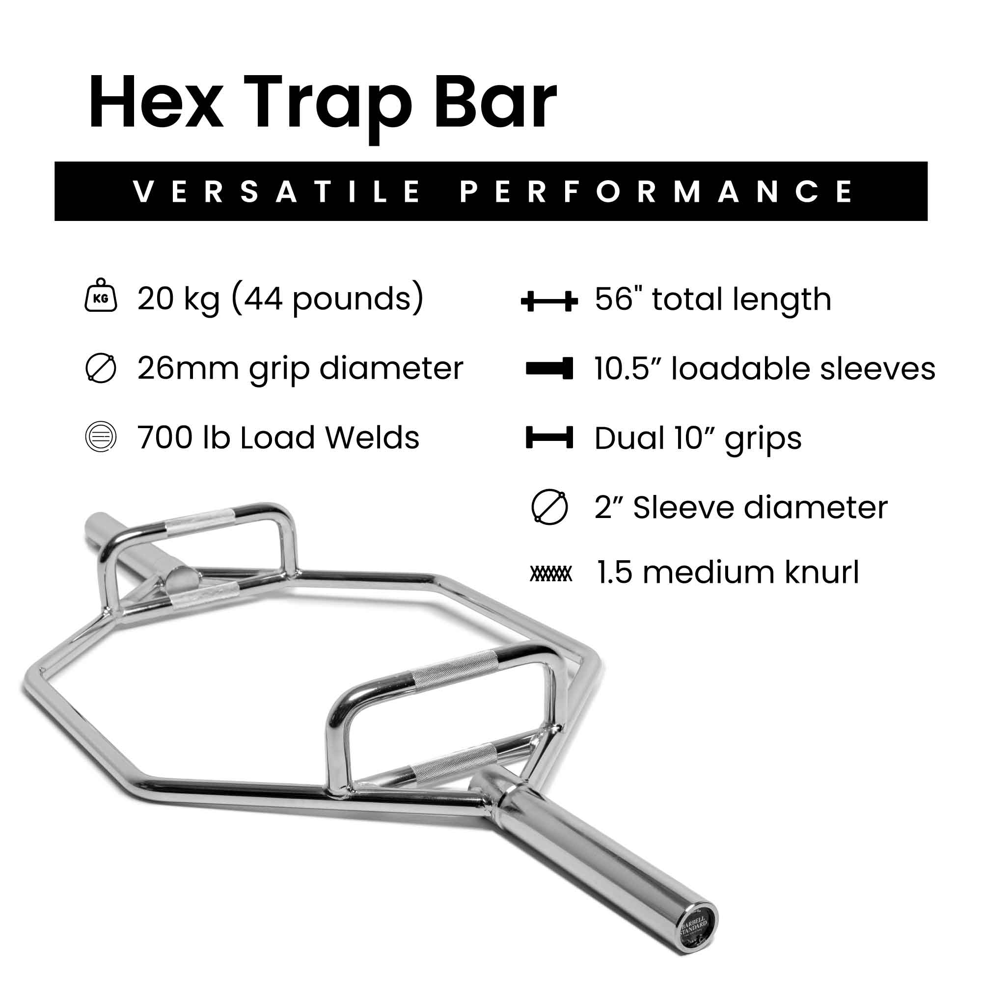 Barbell Standard Hex Bar Weight Sets - view 6