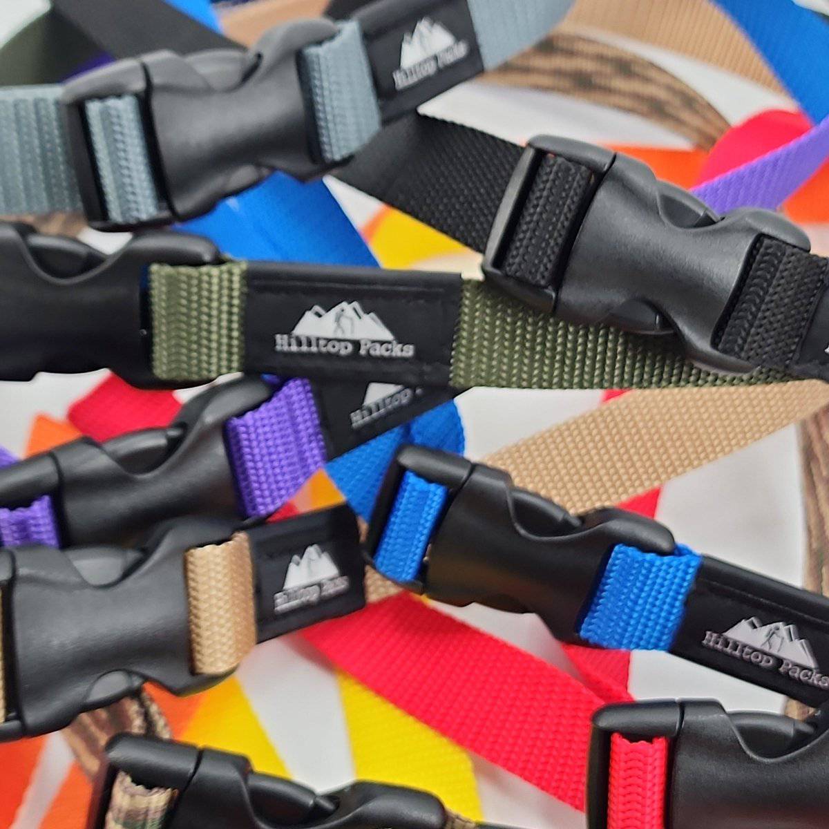 Hiking Pants Belt | Ultralight Minimalist Belt for Hiking by Hilltop Packs LLC