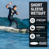 Men's Short Sleeve Long Leg Wetsuit by Ho Stevie!