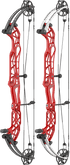 Hoyt Concept XTS 40 target bow in Red Flare with black and white limb finishes