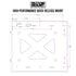 Quick-Release Mount for Starlink High Performance In-Motion Dish (Gen 2) — product view 12