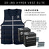 Hyperwear Hyper Vest ELITE Adjustable Weighted Vest