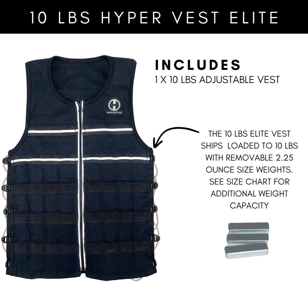 Hyperwear Hyper Vest ELITE Adjustable Weighted Vest