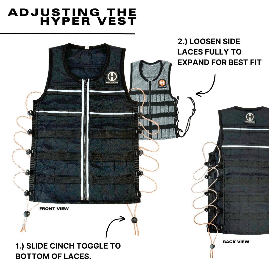 Hyperwear Hyper Vest ELITE Adjustable Weighted Vest