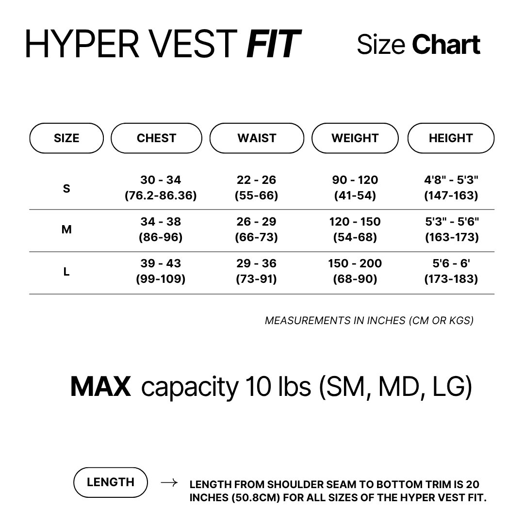 Hyperwear Hyper Vest FIT Women’s Weighted Vest