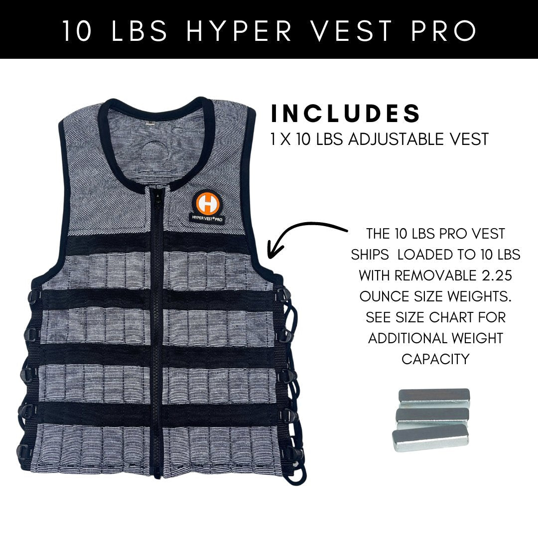 Hyperwear Hyper Vest PRO Adjustable Weighted Vest